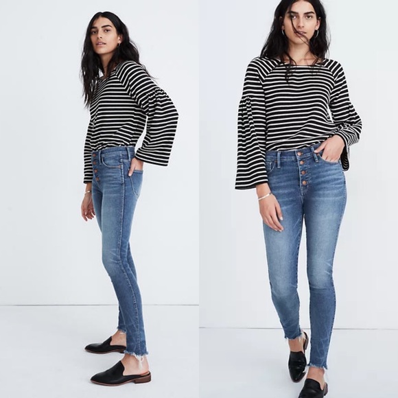 Madewell Tall 10" High-Rise Skinny Jeans Plus Size - Picture 14 of 15